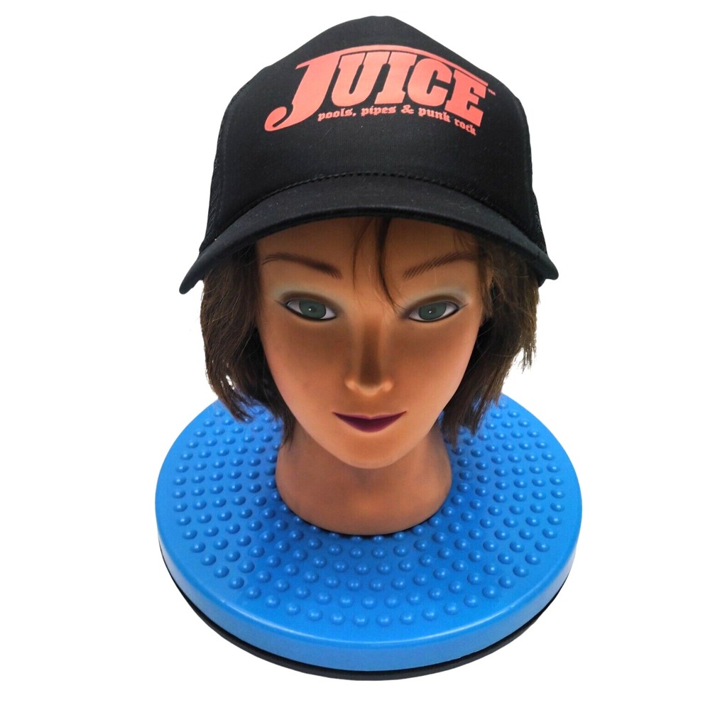 JUICE Black Mesh Skater Snapback Adjustable‎ Trucker Hat Cap. Pre-owned